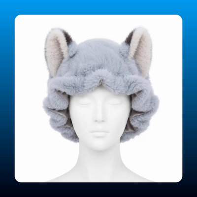 Fox Ear Satin Sleep Bonnet