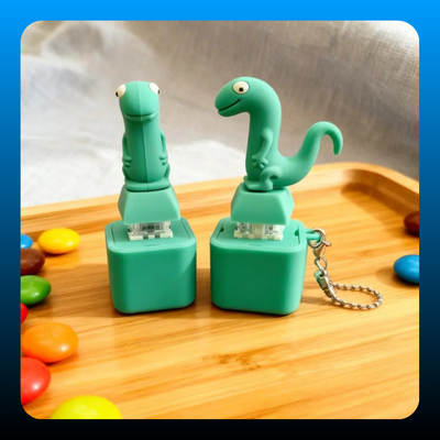 Funny Lizard Button Clicker Keychain Fidget Toy