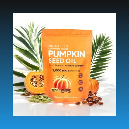 Natural Pumpkin Seed Oil Capsules