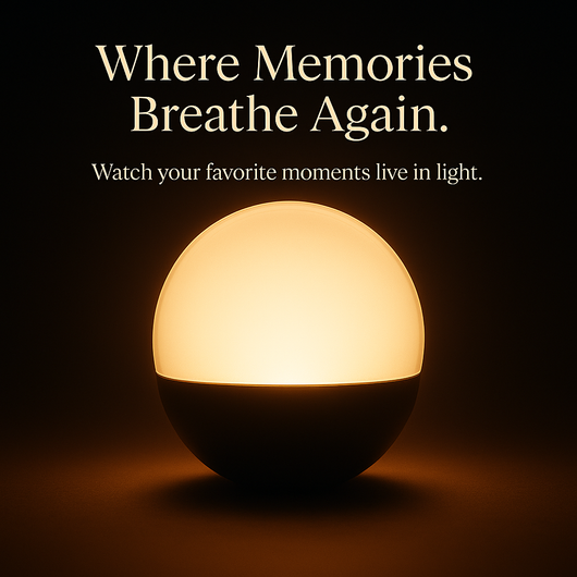 MemoryGlow – Personalized Video Light Orb