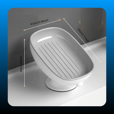 Adjustable Oval Self Draining Soap Dish