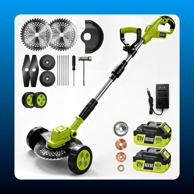 Cordless Weed Wacker with Wheels