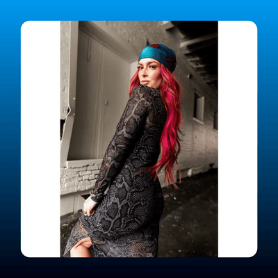 Rebel Rose Print Head Scarf