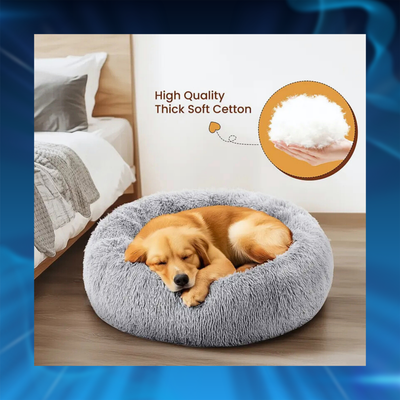Calming Soft Donut Pet Bed