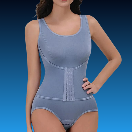 Bodysuit Shapewear with Corset Belt