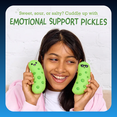 Emotional Support Pickle Plushies