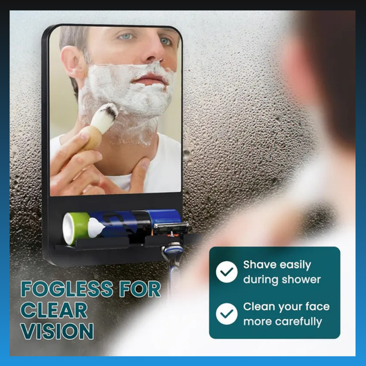 Fogless Shower Mirror for Shaving