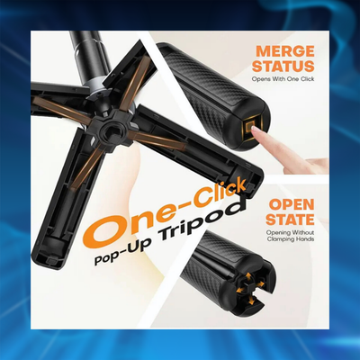 Pocket-Sized 4-in-1 Magnetic Selfie Stick