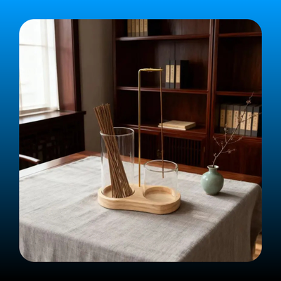 2-in-1 Incense Holder & Candle Holder