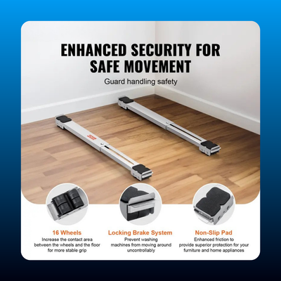 Adjustable Appliance Roller Dolly