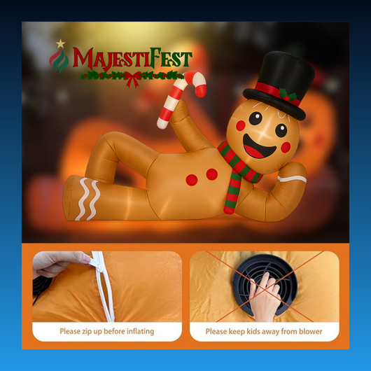 MajestiFest - GingerBread Man Inflatable