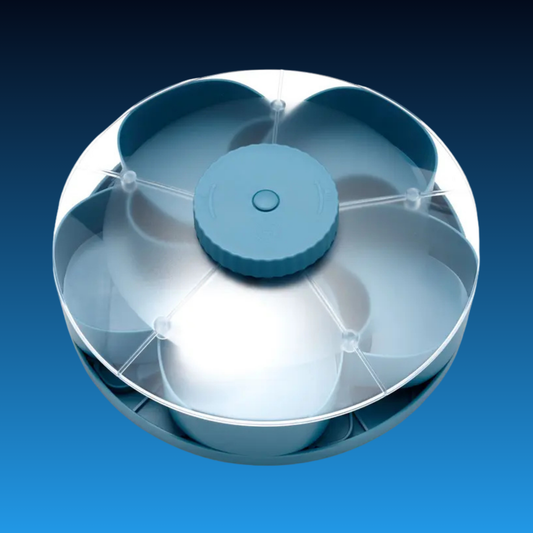 Divided Spin and Snack Serving Tray