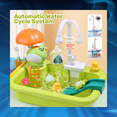 Play Sink with Running Water