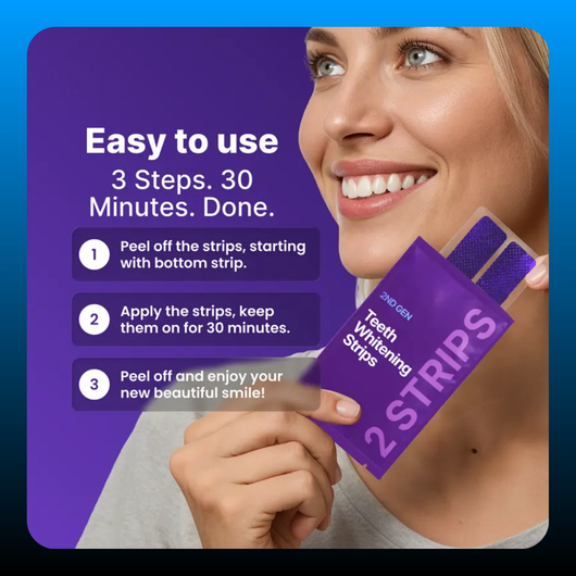 Purple Teeth Whitening Strips