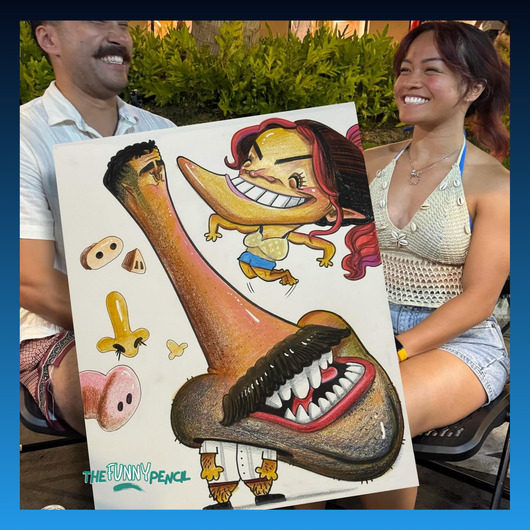 The Funny Pencil – Custom Caricatures for Everyone (Copy)