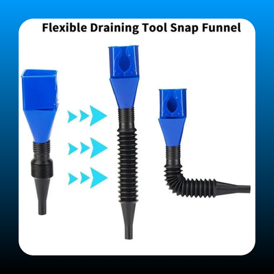 Funnel with Flexible Hose and Filter (3 Pack)
