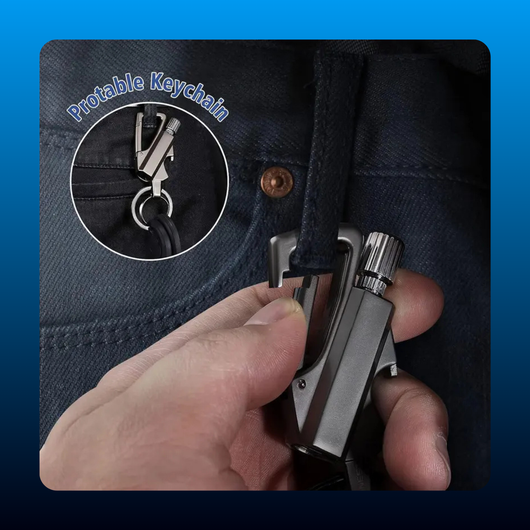 Multifunctional Keychain Lighter and Fire Starter