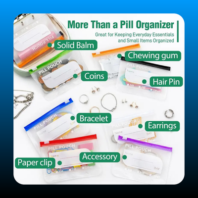 Waterproof Pill Pouch Set