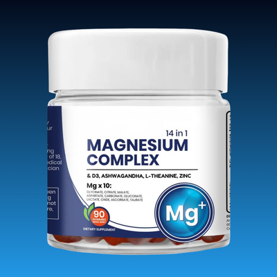 Magnesium, L theanine, 14 in 1 Gummies