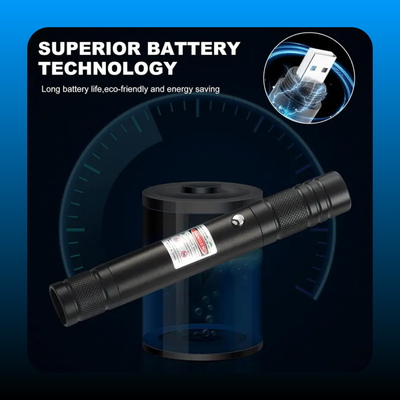 High Power Green Laser Pointer with Removable Star Cap