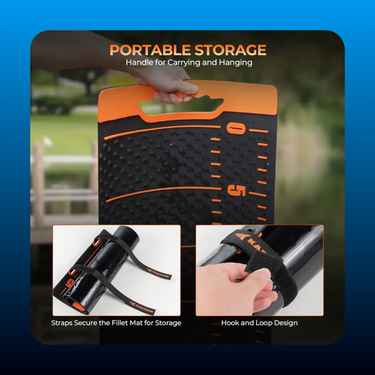 Anti-Slip Fillet Mat with Measuring Guide