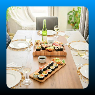 50pcs Disposable Golden Placemats