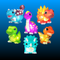 Dinosaur Light Up Bath Toys (6 Pack)