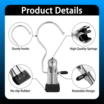 60pcs Boot Hangers Clips
