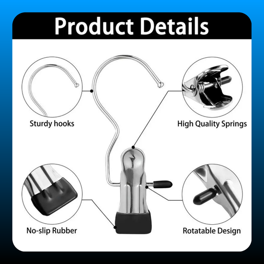 60pcs Boot Hangers Clips