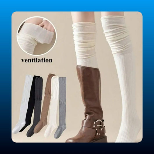Over The Knee Slouch Socks (4 Pack)