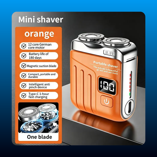 Portable Rechargeable Electric Shaver