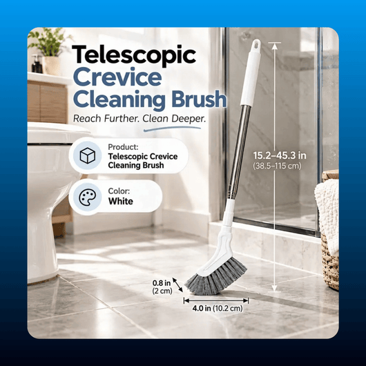 Telescopic Crevice Cleaning Brush