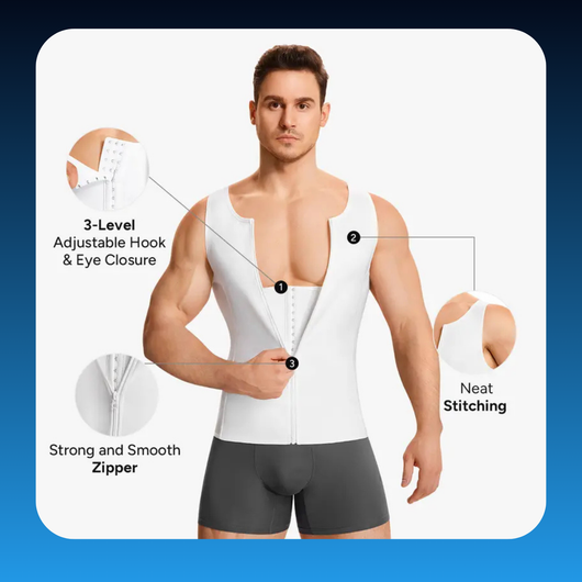 Men's Waist Trainer Trimmer Compression Vest