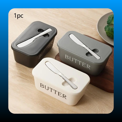 Butter Box and Butter Knife Set