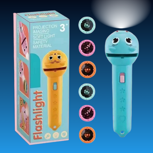 Cartoon Projector Flashlight for Kids