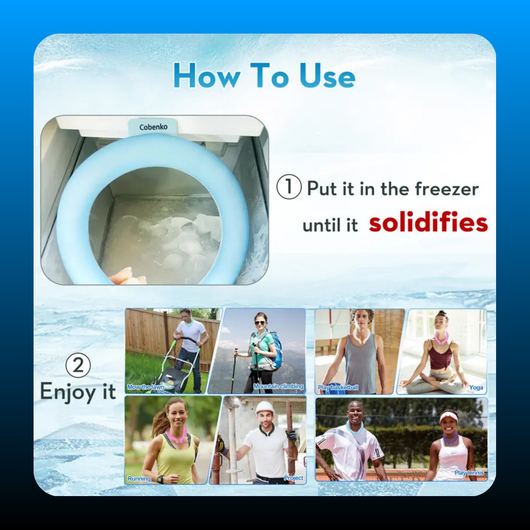 Reusable Neck Ice Cooling Tube