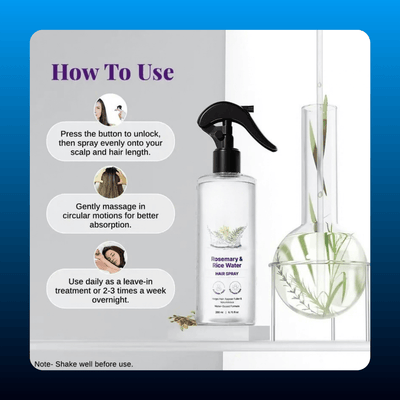 Rosemary and Rice Water Hair Spray