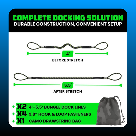 Heavy-Duty Bungee Dock Ropes