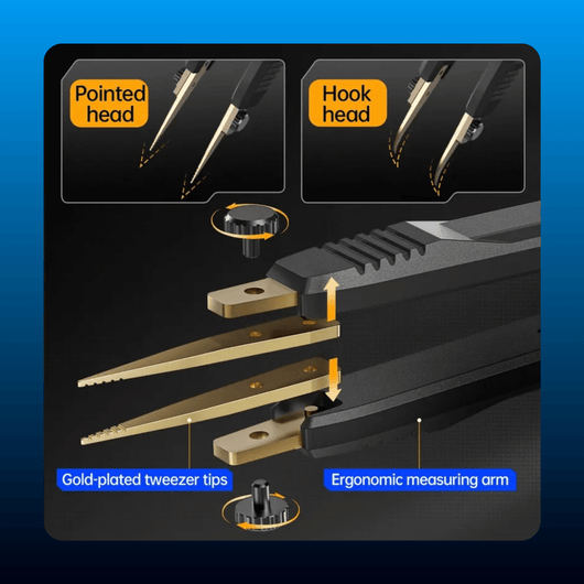 LCR Smart Tweezers Component Tester