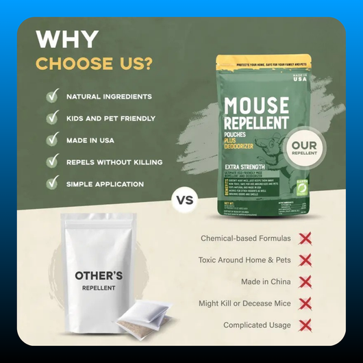 Ready to Use Mouse Repellent Pouches