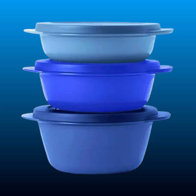 Round Bowl and Lid 6-piece Set