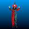Animated Harlequin Evil Clown Prop