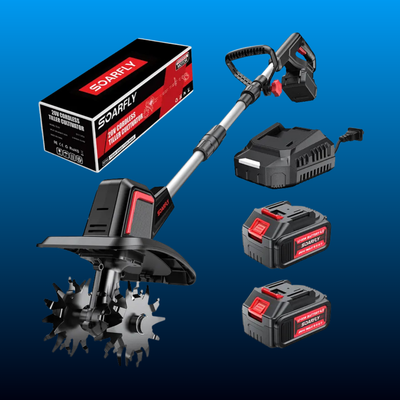 20V Cordless Garden Tiller and Cultivator