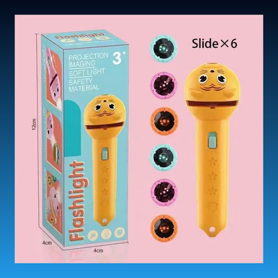 Cartoon Projector Flashlight for Kids