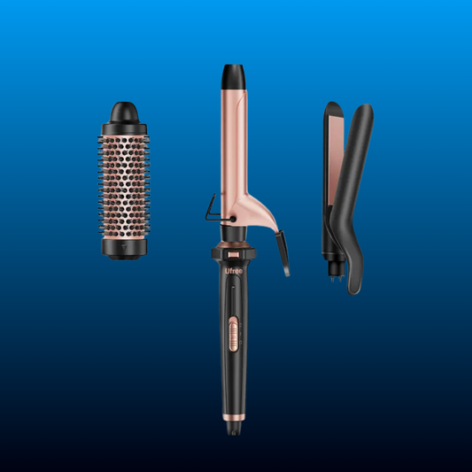 3-in-1 Curling Iron and Styling Set