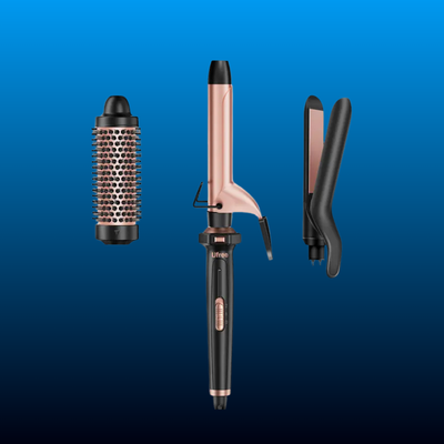 3-in-1 Curling Iron and Styling Set