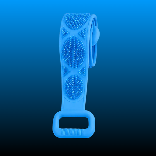 Double-Sided Exfoliating Back Scrubber with Mesh Sponge