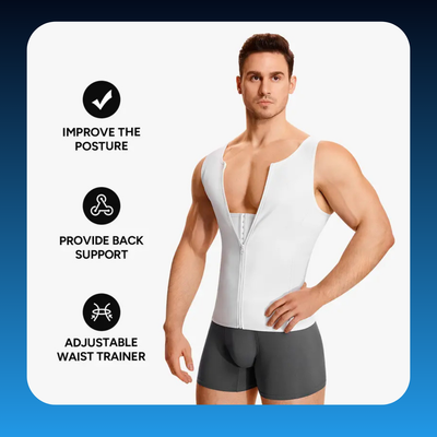Men's Waist Trainer Trimmer Compression Vest