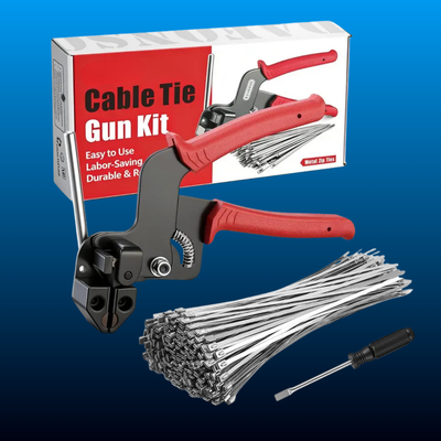 Stainless Steel Cable Tie Gun Kit