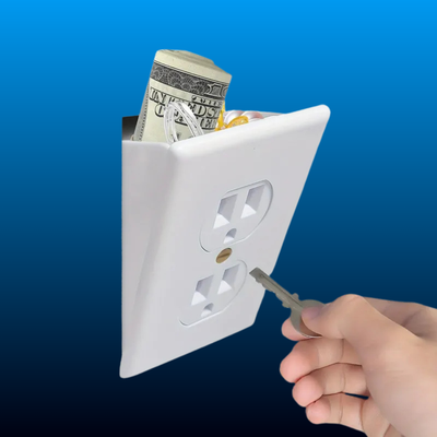 Hidden Wall Outlet Diversion Safe